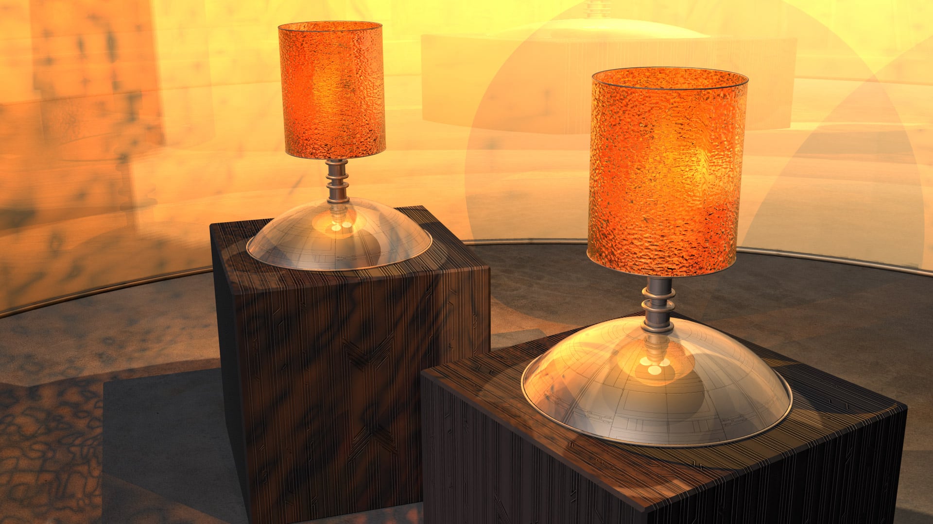 DRONEFACE lamps