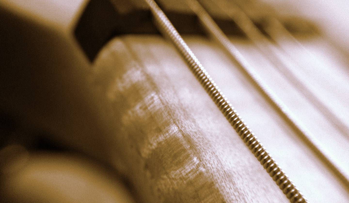 Strings and fingerboard