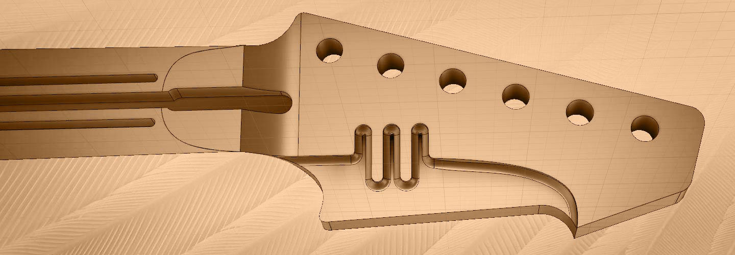 Original Valkyrie artwork: valkyrie headstock 001